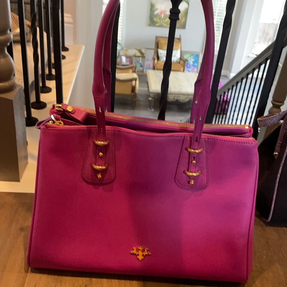 Dressage pink purse